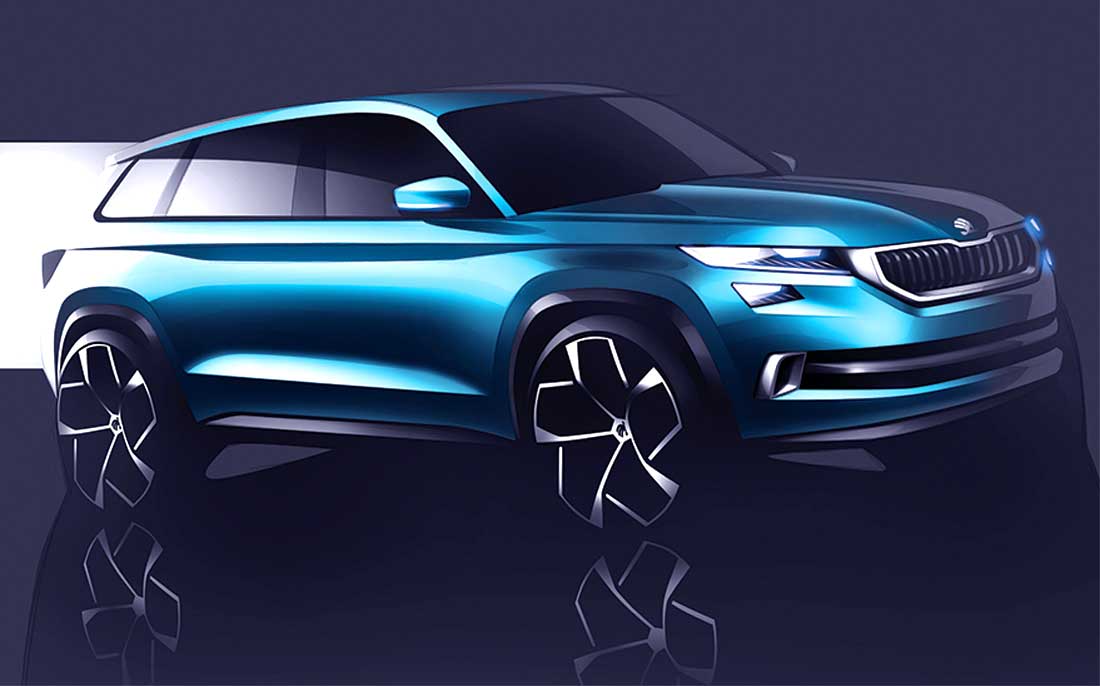 Skoda maakt studiemodel VisionS voor nieuwe SUV
