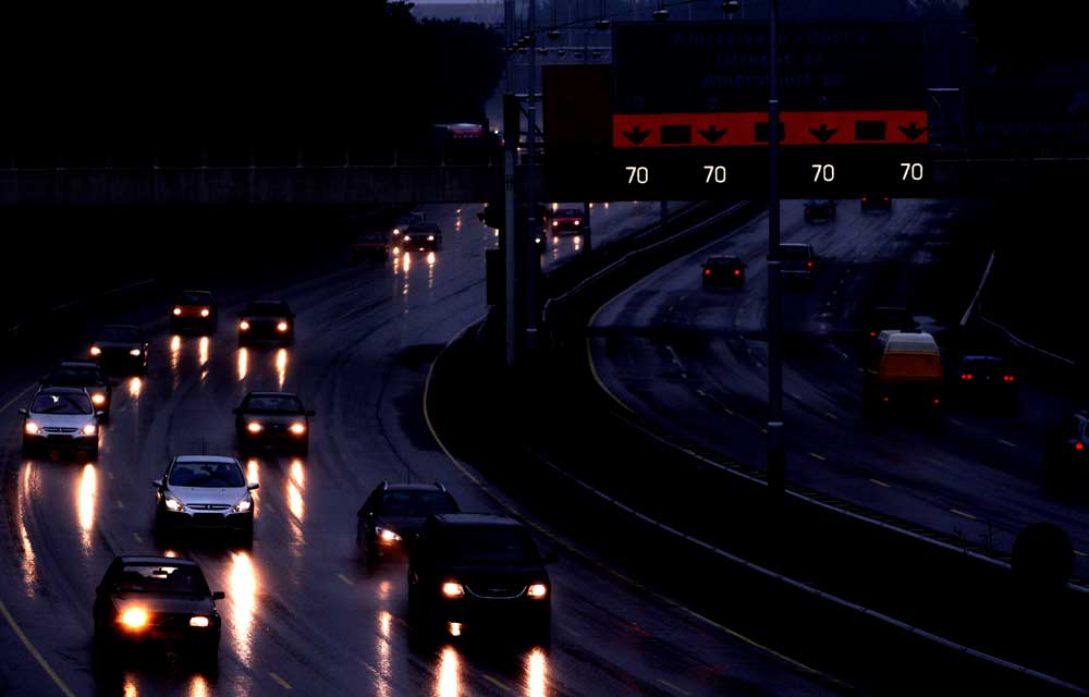 Foto van snelweg donker | Archief EHF