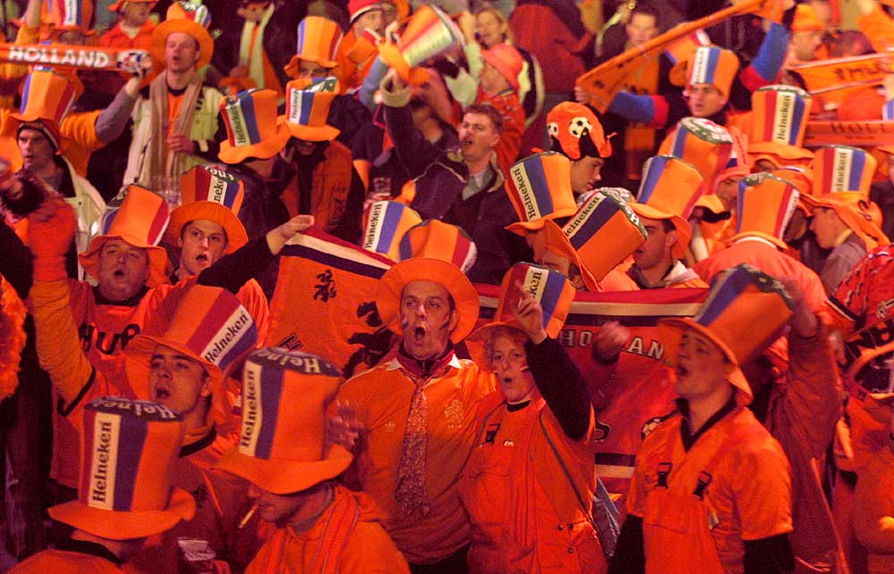 Foto van Oranje supporters | Archief EHF