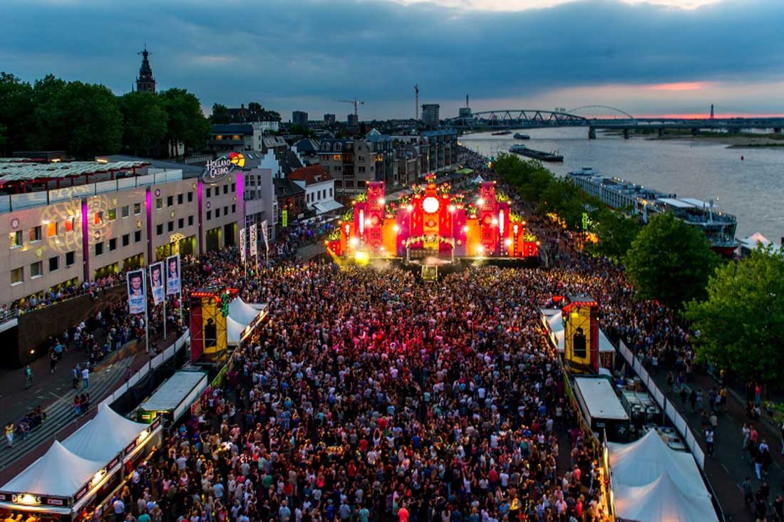 Bezoekersrecord van 1.5 miljoen bezoekers Vierdaagsefeesten Nijmegen