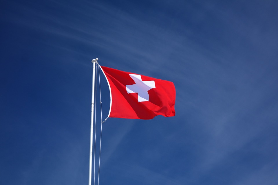 Foto van vlag Zwitserland
