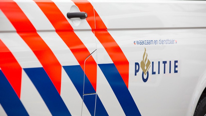 Foto van zijkant politiebus