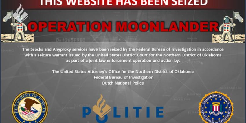 Server platgelegd door politie en FBI