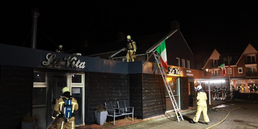 Brandweer voert nabluswerkzaamheden uit