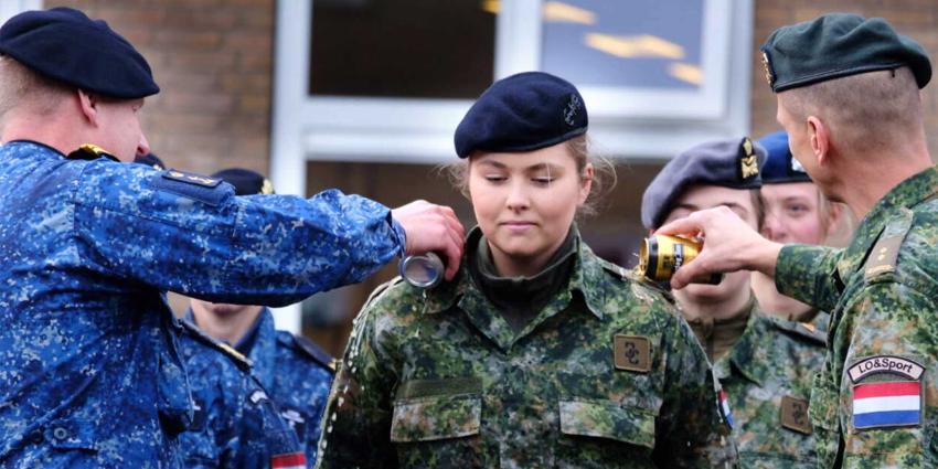 Amalia-prinses-korporaal-militair