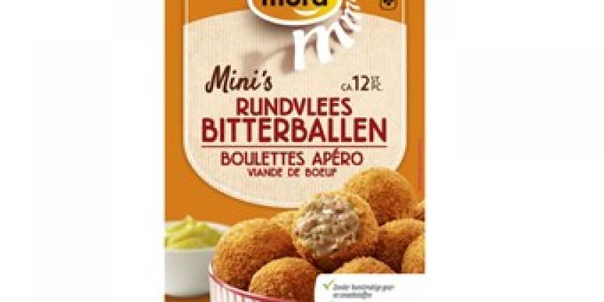 Mora roept  'Mini's Rundvlees Bitterballen' terug 