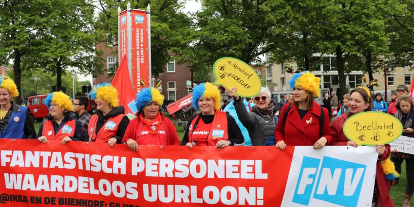 Foto van viering Dag van de Arbeid