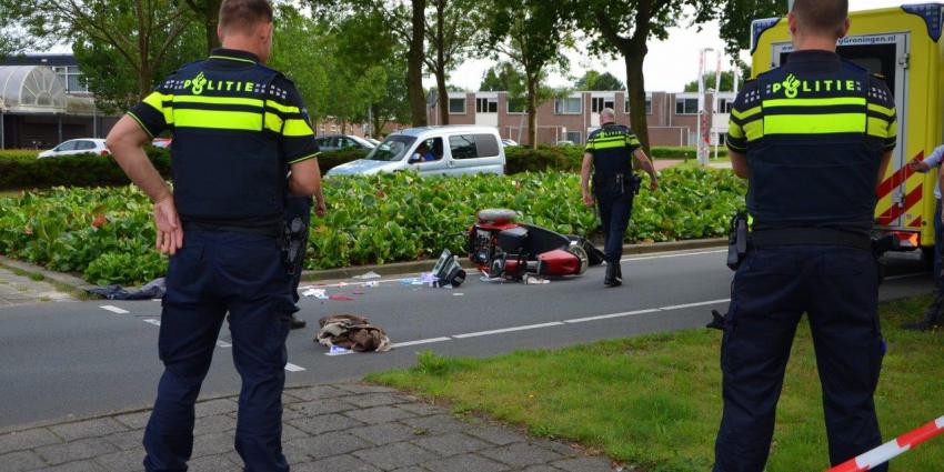 Bestuurder scootmobiel ernstig gewond bij aanrijding in Veendam