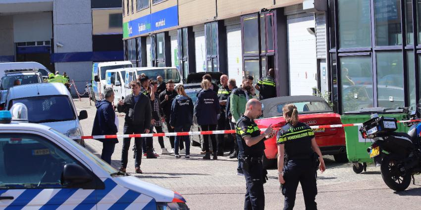 Gschoten bij mogelijke overval in Amsterdam