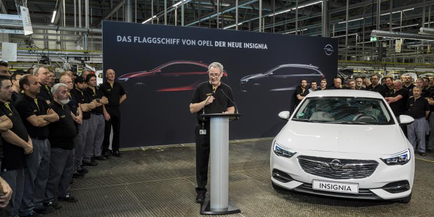 Productiestart van Opels vlaggenschip: de nieuwe Insignia
