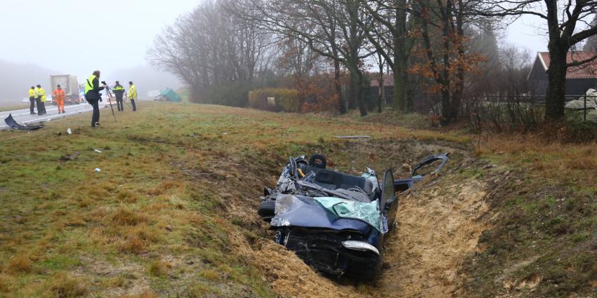 Gewonde bij aanrijding op N34