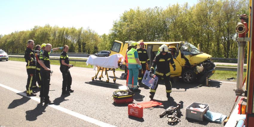 Kind gewond bij ongeval op A28