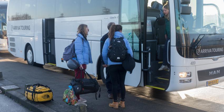 Aankomst studenten in Groningen