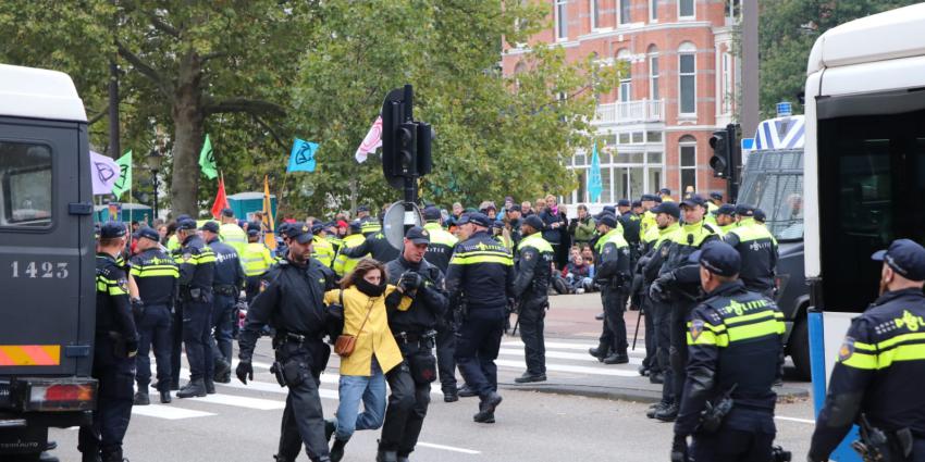 klimaatactivisten, bezetten, stadhouderskade, extinction rebellion 