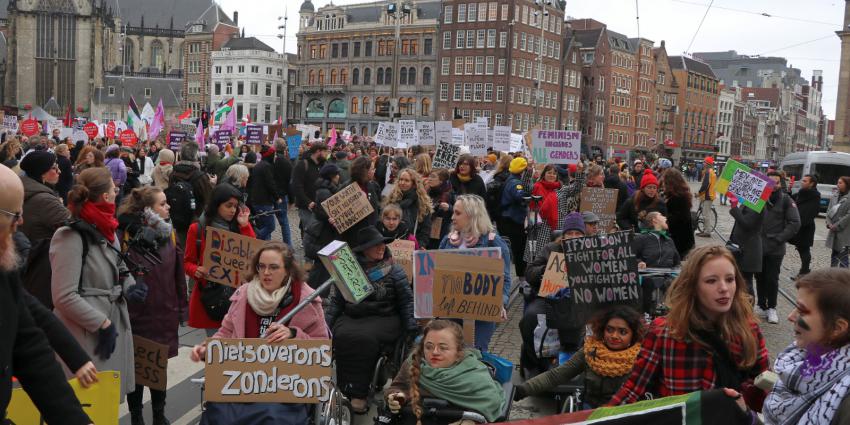 Women's March in Amsterdam