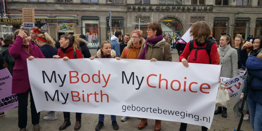 Tweede Women's March in Amstedam