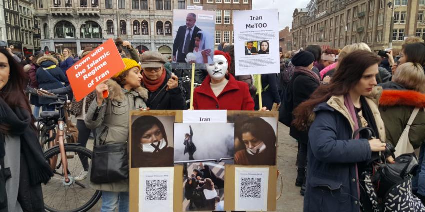 Tweede Women's March in Amstedam