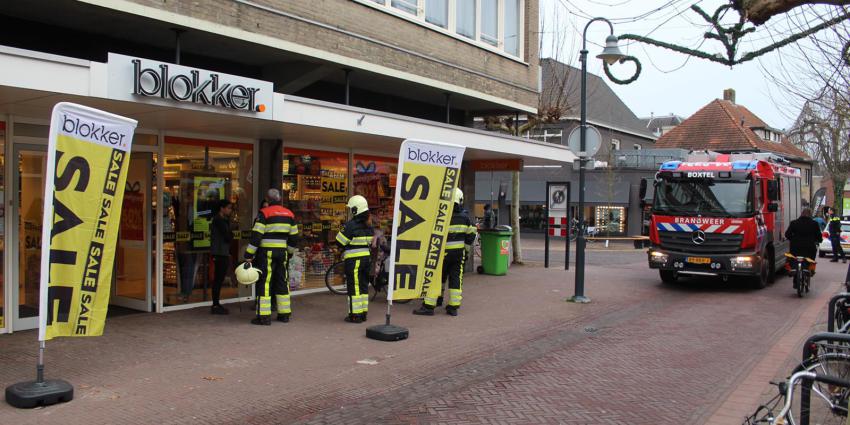 Gaslucht bij Blokker in Boxtel