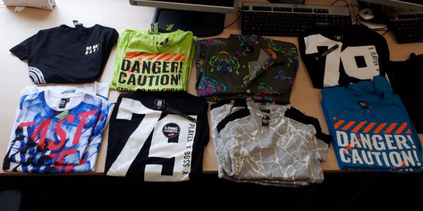 Drie mannen aangehouden met grote partij vermoedelijk gestolen kleding