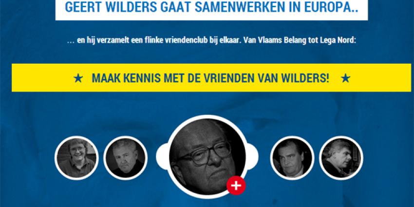 Screenshot website de vrienden van wilders | PvdA