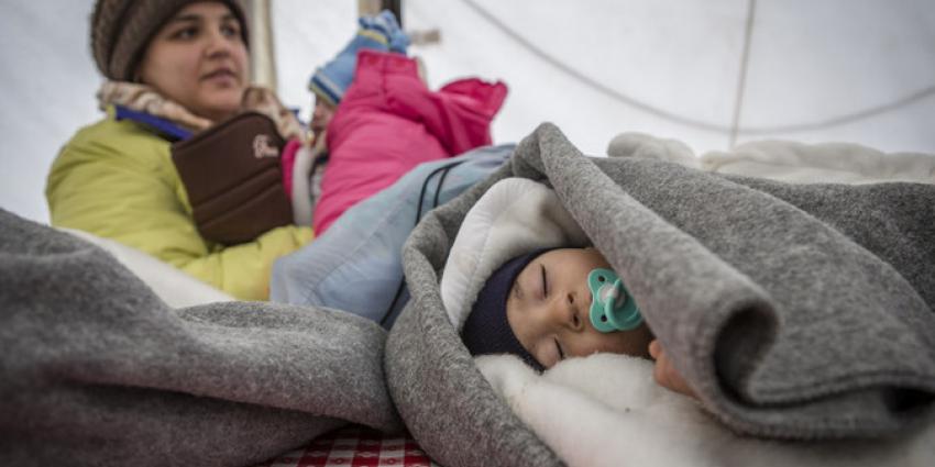 Vluchtelingenkinderen in gevaar door kou
