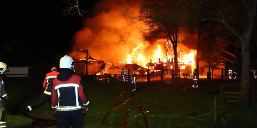 Twee schuren in vlammen opgegaan in Orvelte