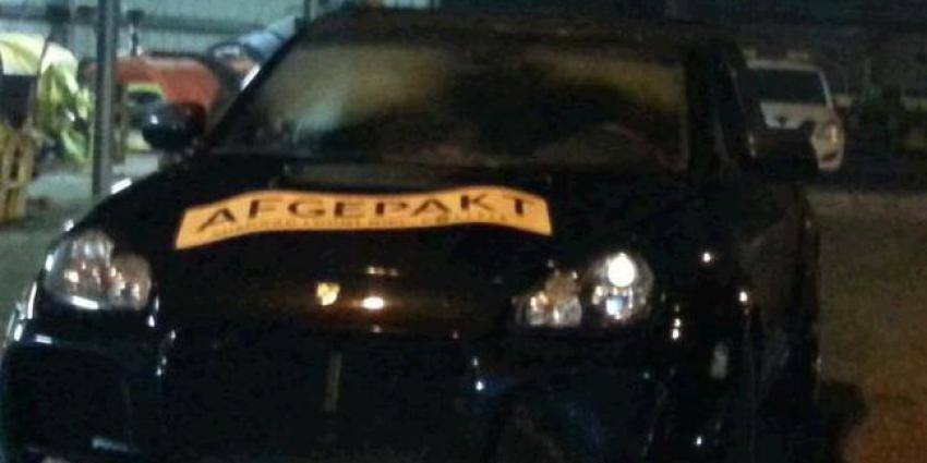 Porsche in beslag genomen bij verkeerscontrole