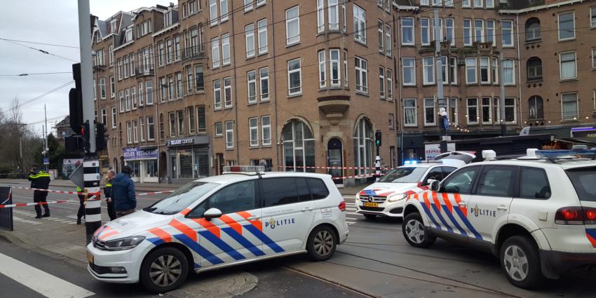 Verdacht pakket bij restaurant