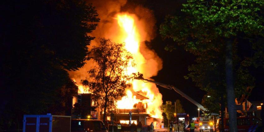 Grote brand in Vlagtwedde