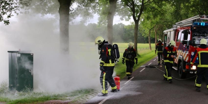 Foto van brand in schakelkast | Van Oost Media | www.vanoostmedia.nl