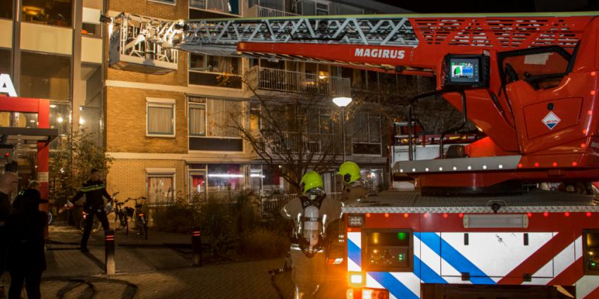 Grote brand in wooncomplex Rotterdam