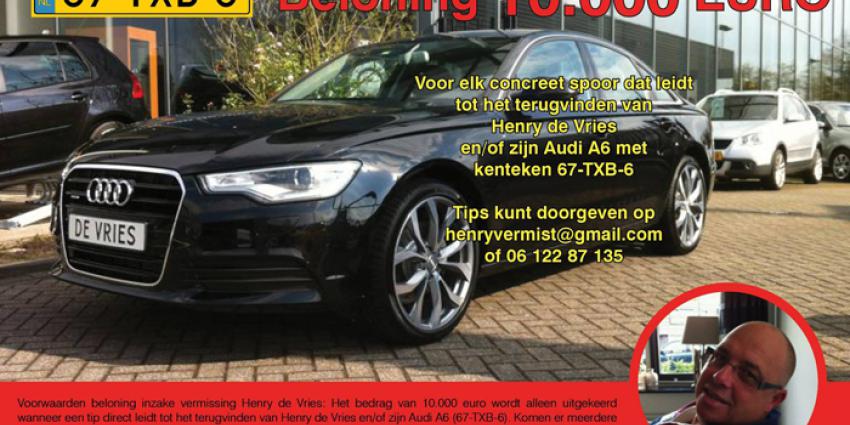 Familie Henry de Vries looft 10.000 euro beloning uit