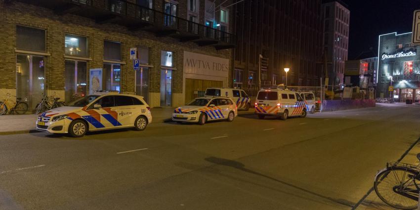 Veel politie bij Vindicat