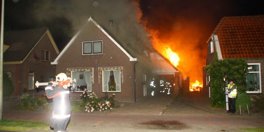 Foto van brand in Hollandscheveld | Henk Brunink