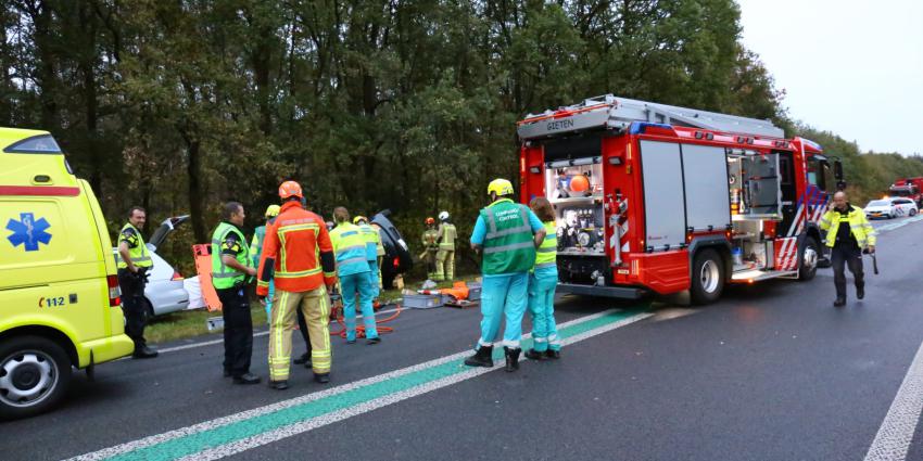 Gewonden bij aanrijding N34