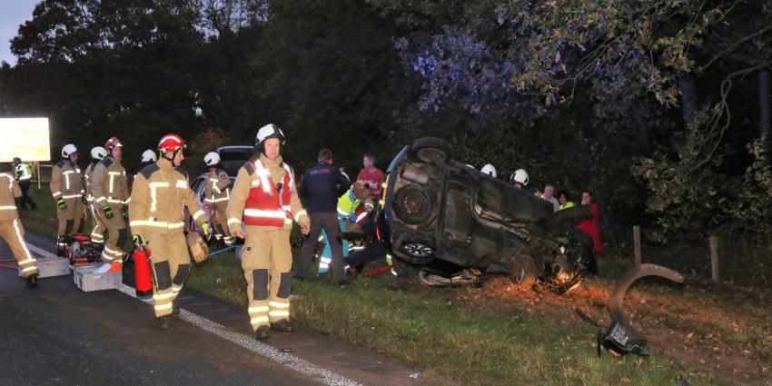 Gewonden bij aanrijding N34