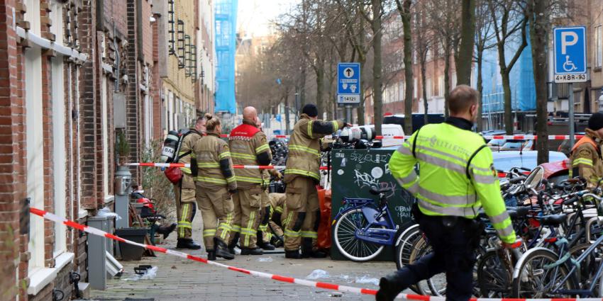 Vrouw gewond bij woningbrand