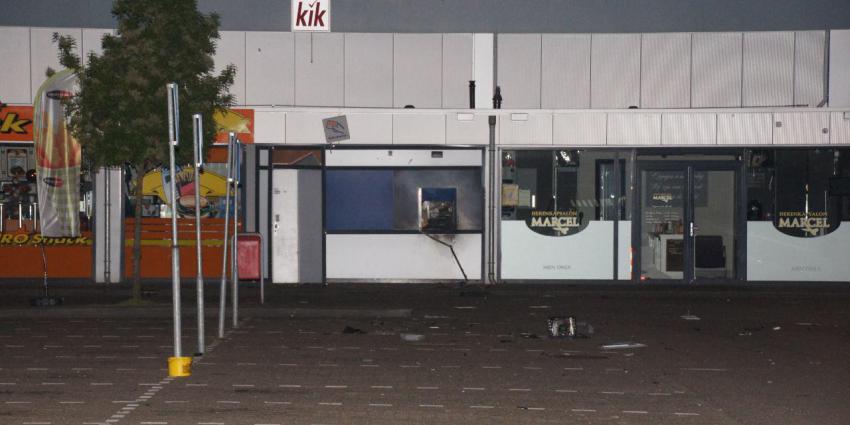 Plofkraak op geldautomaat in Emmen