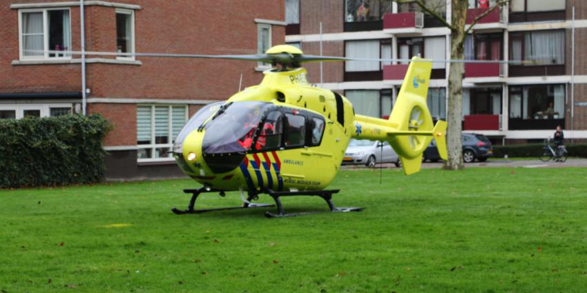 Traumahelikopter ingezet in Vlaardingen