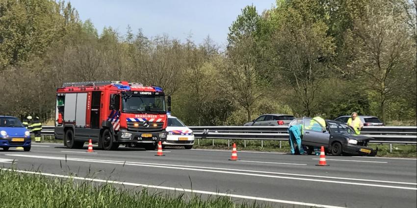 Gewonde bij ongeval op A2 ter hoogte van Liempde