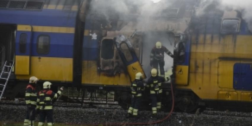 Opgepakt drietal treinbrand niet meer verdacht en vrijgelaten