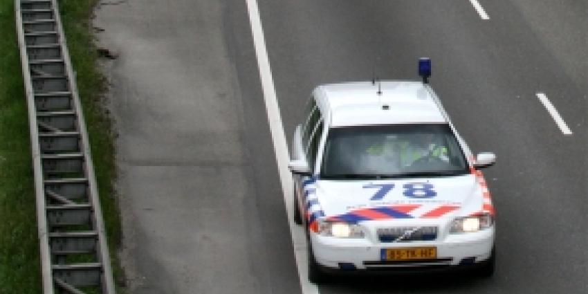 Politie houdt man aan en voorkomt spookrijden op A20 bij Rotterdam