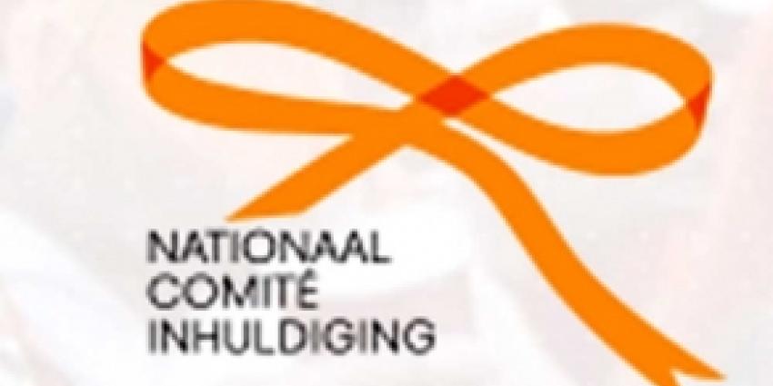 Oranje strik logo inhuldiging