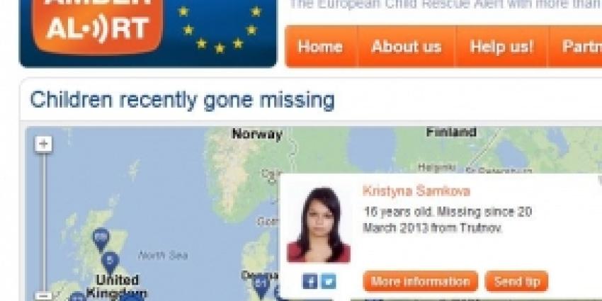 Europees AMBER Alert van start