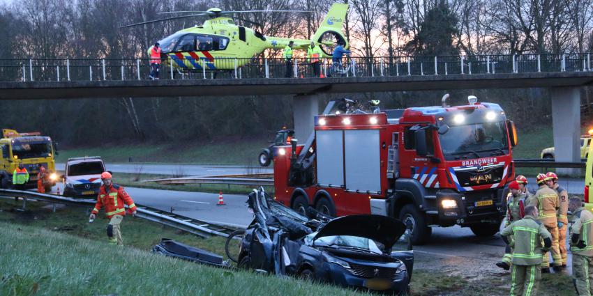 Hulpdiensten ter plaatse