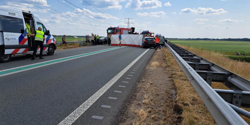 Hulpdiensten ter plaatse