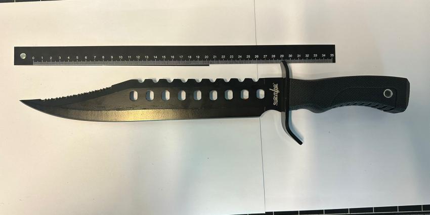 In beslag genomen mes