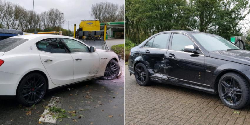 Bruidegom op de vlucht na aanrijding