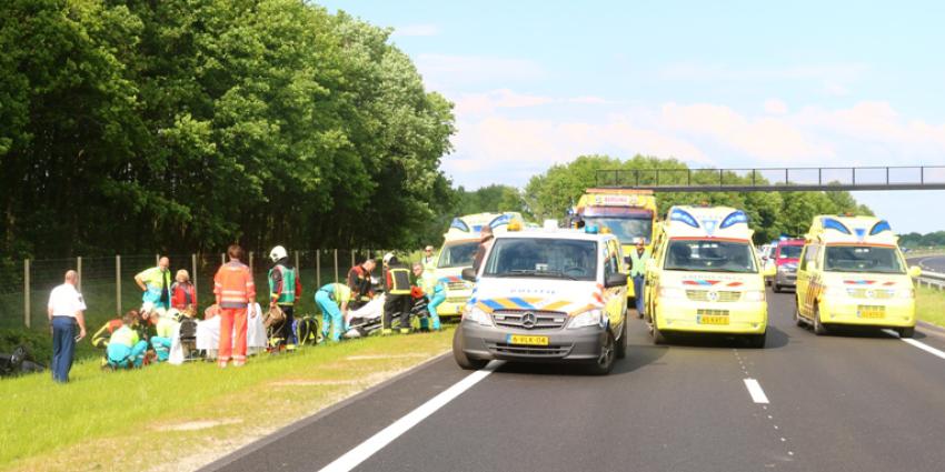 Foto van aanrijding N33 | Van Oost Media | www.vanoostmedia.nl