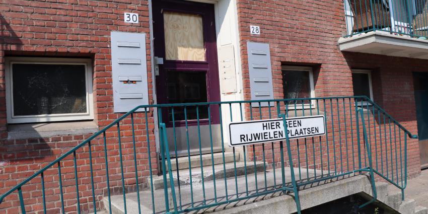 Schade door explosief in Amsterdam